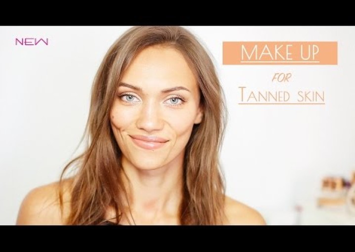 Быстрый МАКИЯЖ для ЗАГОРЕЛОЙ КОЖИ?! Makeup for Tanned Skin