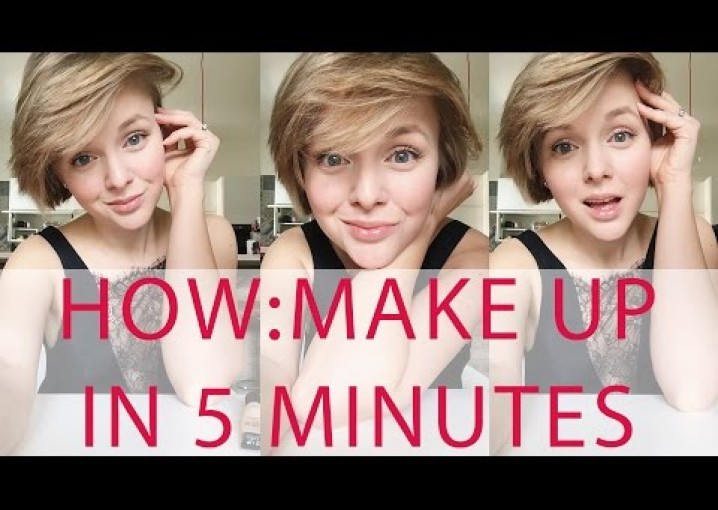 PERFECT EVERYDAY MAKEUP IN 5 MINUTES TUTORIAL. Как сделать идеальный ежедневный макияж за 5 минут.