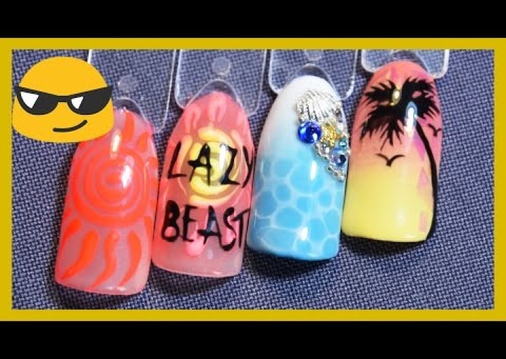 Дизайн ногтей: Летний маникюр // Summer nail arts