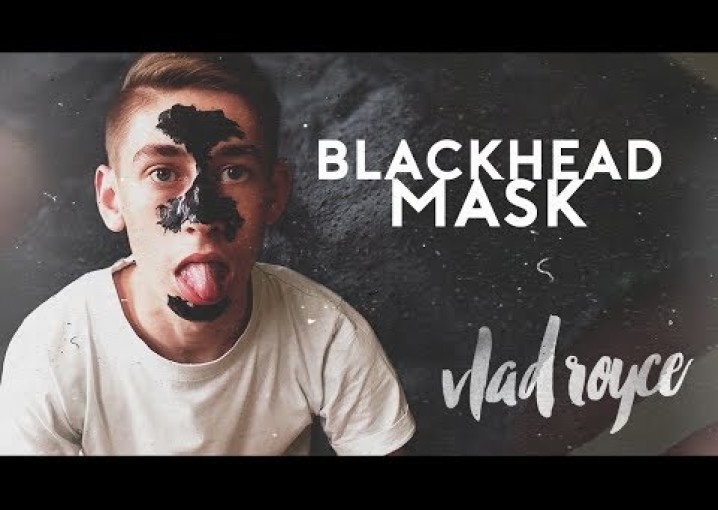blackhead glue mask. маска от черных точек из активированного угля и клея пва › vlad royce.
