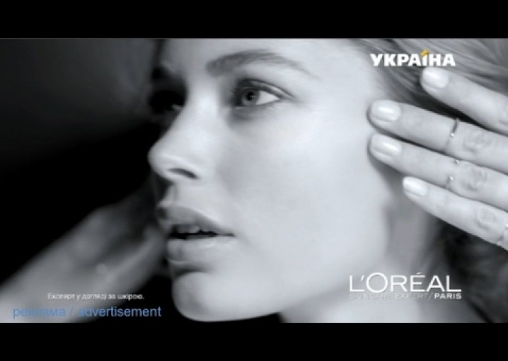 Реклама Лореаль /ночной крем маска для лица роскошь питания /Loreal