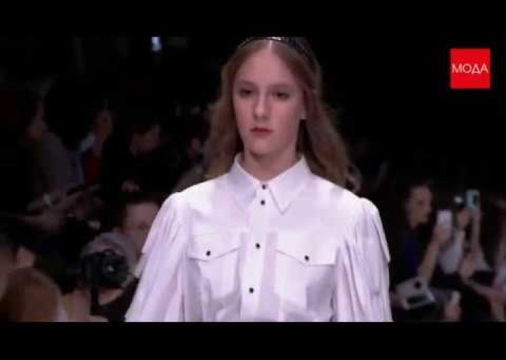 OKSANA FEDOROVA. Mercedes-Benz Fashion Week Russia 2018. Сезон Осень-зима 2018-2019. ЦВЗ «Манеж»