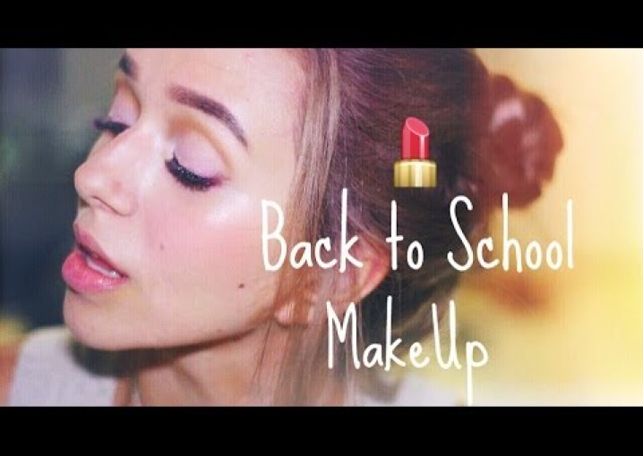 Back to School MakeUp | Быстрый макияж и прическа в школу