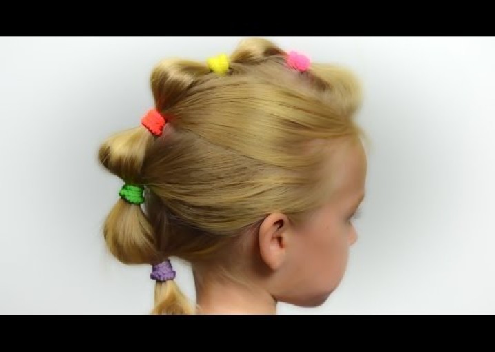Прическа в садик (школу) за 5 минут #14 | Hairstyle for little girl in 5 minutes #14