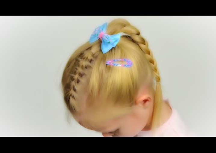 Прическа в садик (школу) за 5 минут #16 | Hairstyle for little girl in 5 minutes #16