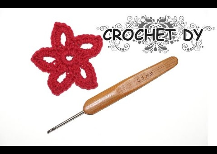 Вязание крючком - простые цветы / crochet
