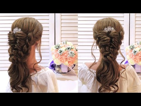 Свадебная прическа,вечерняя,прическа на выпускной Wedding prom hairstyle