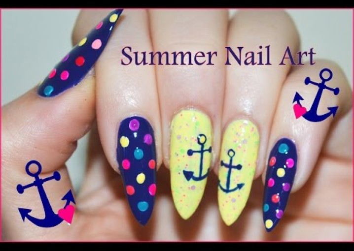 ? Цветен летен маникюр ?  | Summer Nail Art | Nail Art Bulgaria