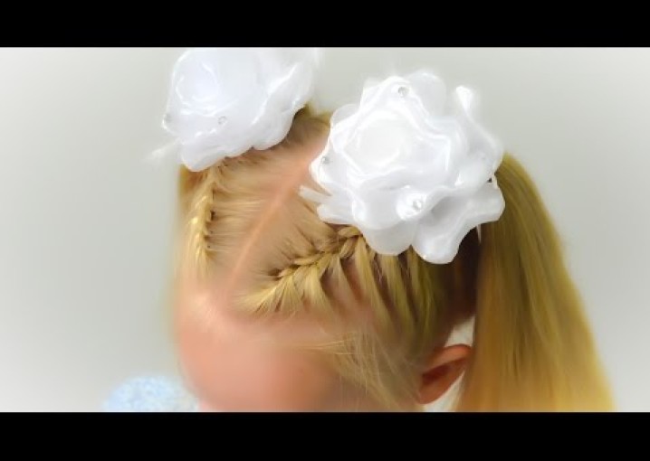 Готовимся к 1 сентября. Праздничная прическа #3 | Celebration hairstyle for little girl #3