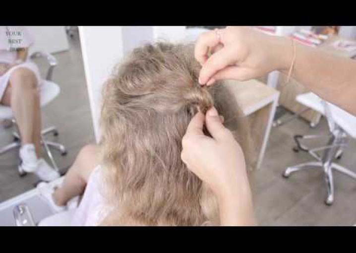 Прическа за 2 минуты | Как легко сделать бантик из волос | YourBestBlog
