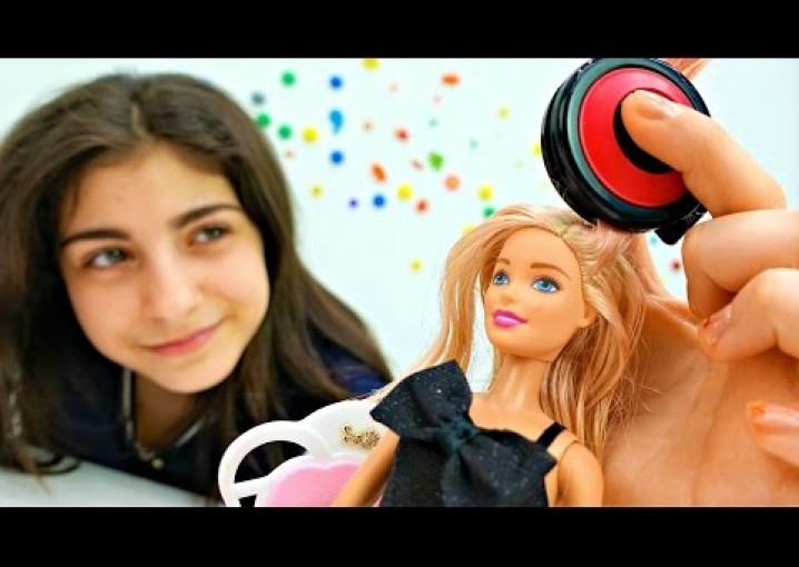 У куколки БАРБИ новая прическа: красим волосы! Эксперимент игры прически на Tube GIRLS