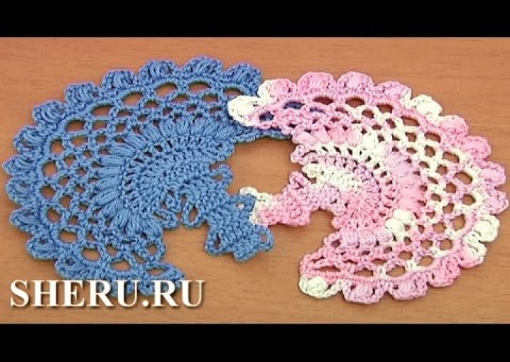 Crochet Bruges Lace Pattern Урок 12 Вязание крючком