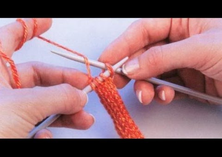 вязание спицами, полый шнур