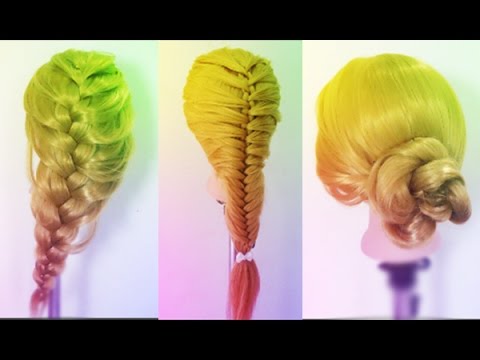 Свадебная прическа,вечерняя,прическа на выпускной.The most beautiful hairstyle tutorial
