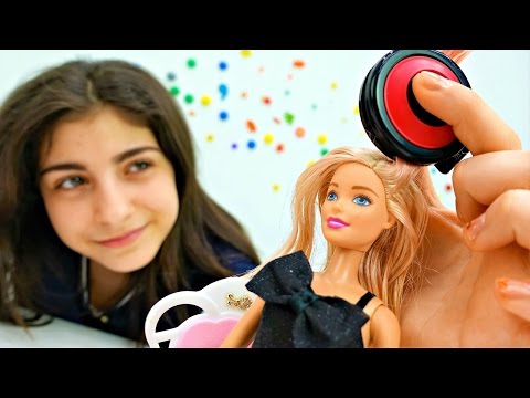 У куколки БАРБИ новая прическа: красим волосы! Эксперимент игры прически на Tube GIRLS