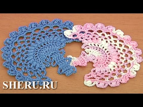 Crochet Bruges Lace Pattern Урок 12 Вязание крючком